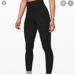 lululemon black leggings 28in